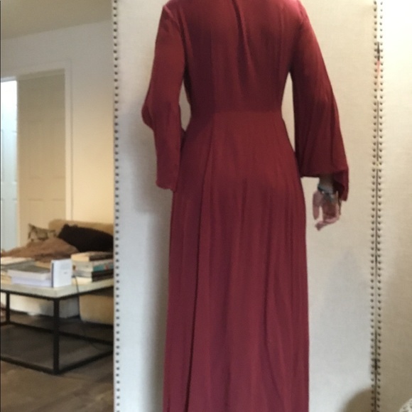 Free People Endless Summer rust maxi boho dress - Picture 2 of 5